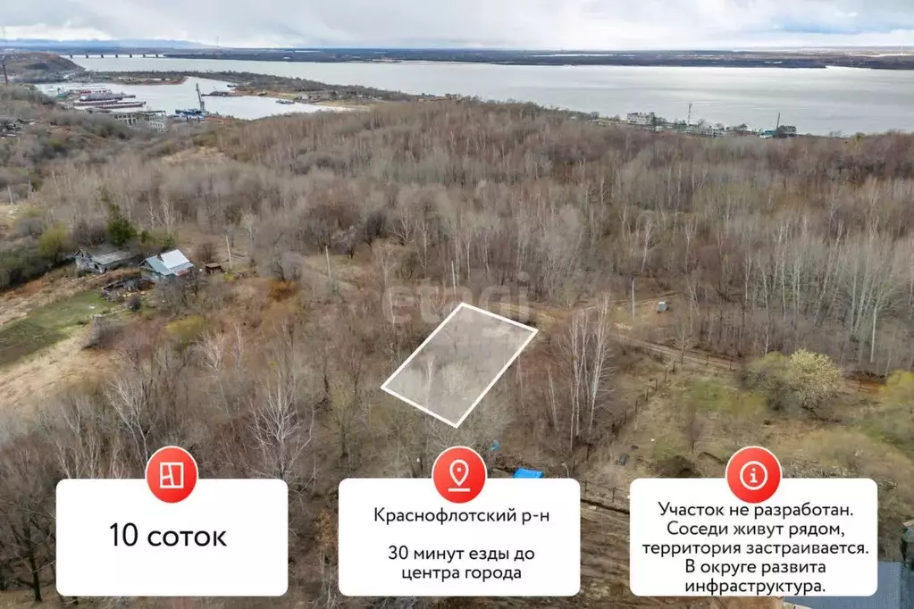 Участок в Хабаровский край, Хабаровск Холмистый пер. (10.0 сот.) - Фото 0
