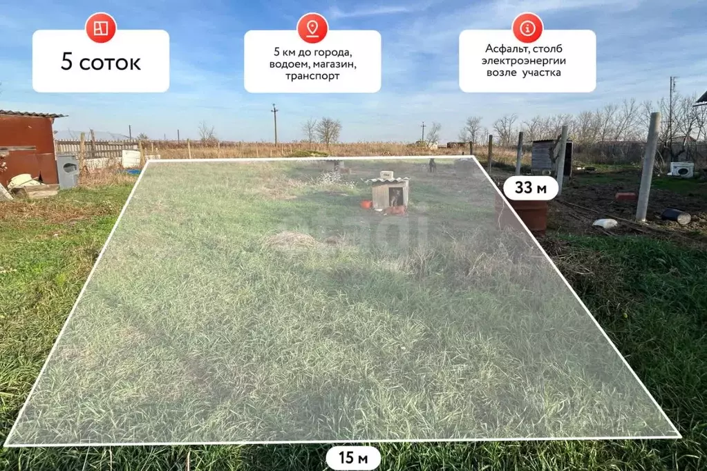 Участок в Краснодарский край, Темрюкское городское поселение, пос. ... - Фото 2