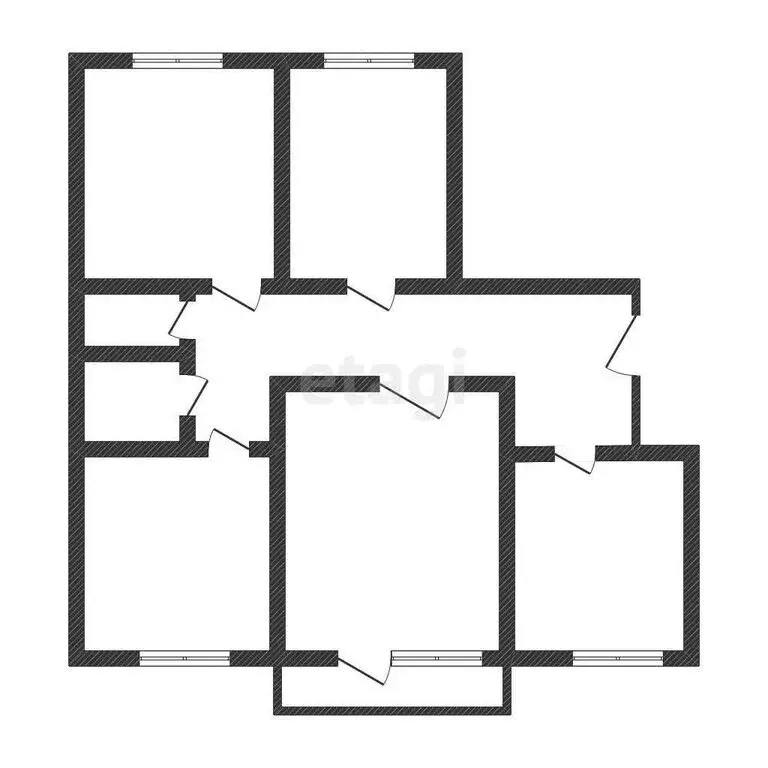 4-комнатная квартира: Губкин, Преображенская улица, 8 (76.5 м) - Фото 0