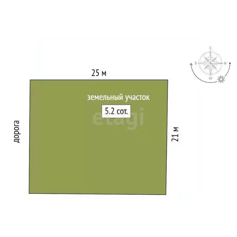 Участок в Крым, Симферопольский район, Трудовское с/пос, Жаворонок СПК ... - Фото 2