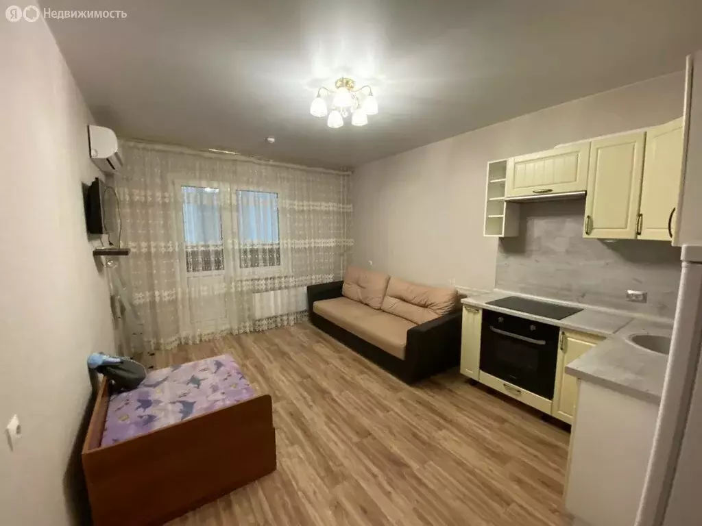 Квартира-студия: Краснодар, улица Героя А.А. Аверкиева, 38 (29.7 м) - Фото 1