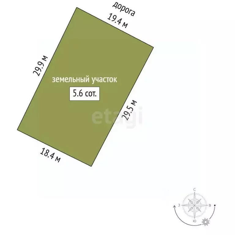 Участок в Крым, Симферополь ул. Балаклавская (5.61 сот.) - Фото 2