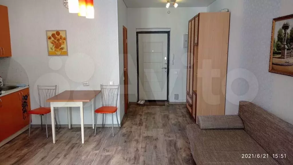 Квартира-студия, 28 м, 6/17 эт. - Фото 1