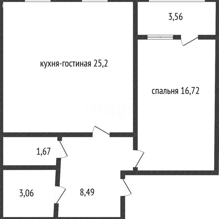 2-комнатная квартира: Краснодар, улица им. Героя Яцкова И.В., 15к2 ... - Фото 0