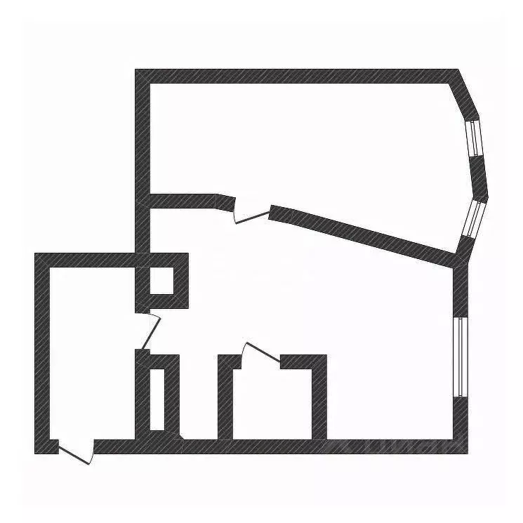 1-к кв. Кемеровская область, Юрга Ленинградская ул., 46 (40.1 м) - Фото 1