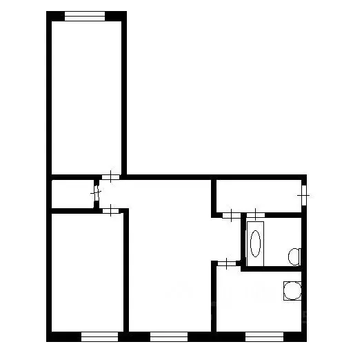 3-к кв. Новосибирская область, Новосибирск ул. Федосеева, 10 (60.0 м) - Фото 1