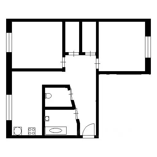 2-к кв. Санкт-Петербург ул. Тельмана, 36К5 (44.5 м) - Фото 1