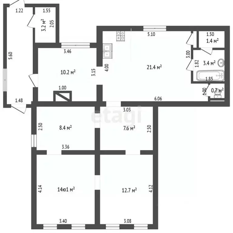 Дом в Алтайский край, Павловский район, с. Павловск Партизанская ул., ... - Фото 2