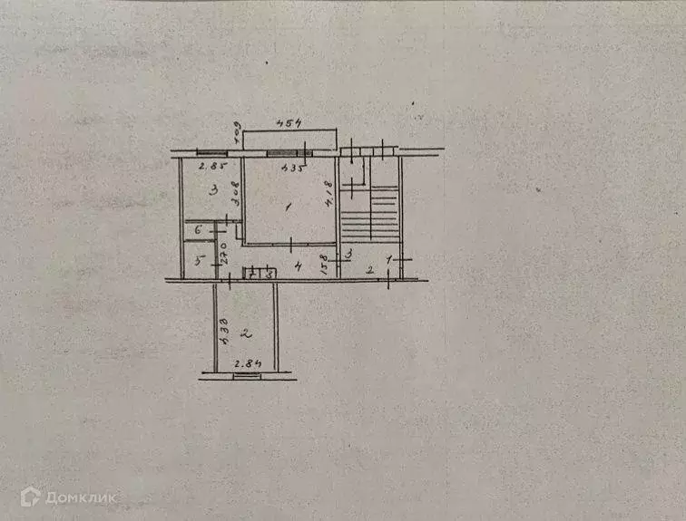 Продаётся 2-к квартира, 52.9 м - Фото 1