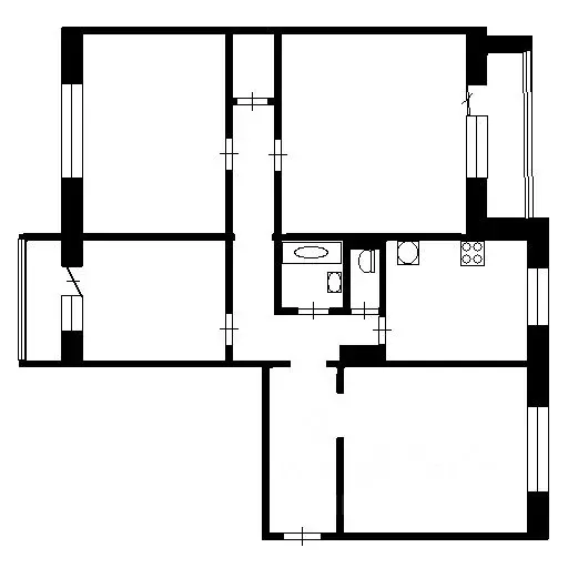 4-к кв. Иркутская область, Усть-Илимск просп. Мира, 3 (90.3 м) - Фото 1