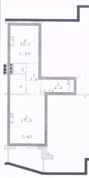 1-к кв. Новосибирская область, Новосибирск ул. Аэропорт, 1 (37.6 м) - Фото 1