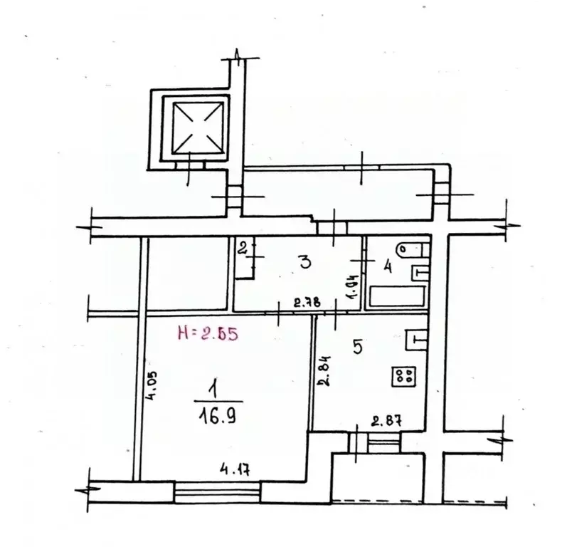 1-к кв. Волгоградская область, Волгоград ул. Богданова, 28 (36.0 м) - Фото 2