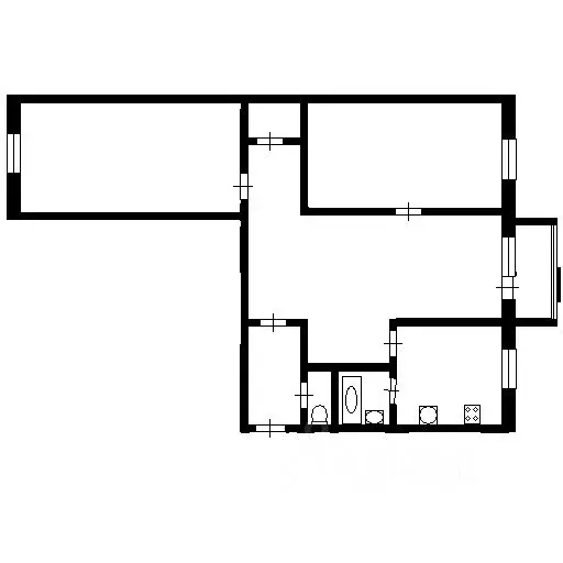 3-к кв. Волгоградская область, Волгоград Тулака мкр, ул. Карла Маркса, ... - Фото 2