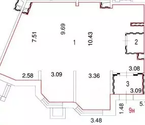 Помещение свободного назначения в Москва 6-я Радиальная ул., 3к11 (115 ... - Фото 1