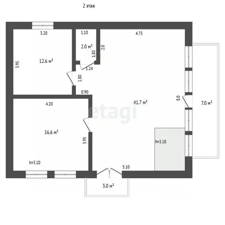 Дом в Ставропольский край, Кисловодск ул. Чапаева (330 м) - Фото 2