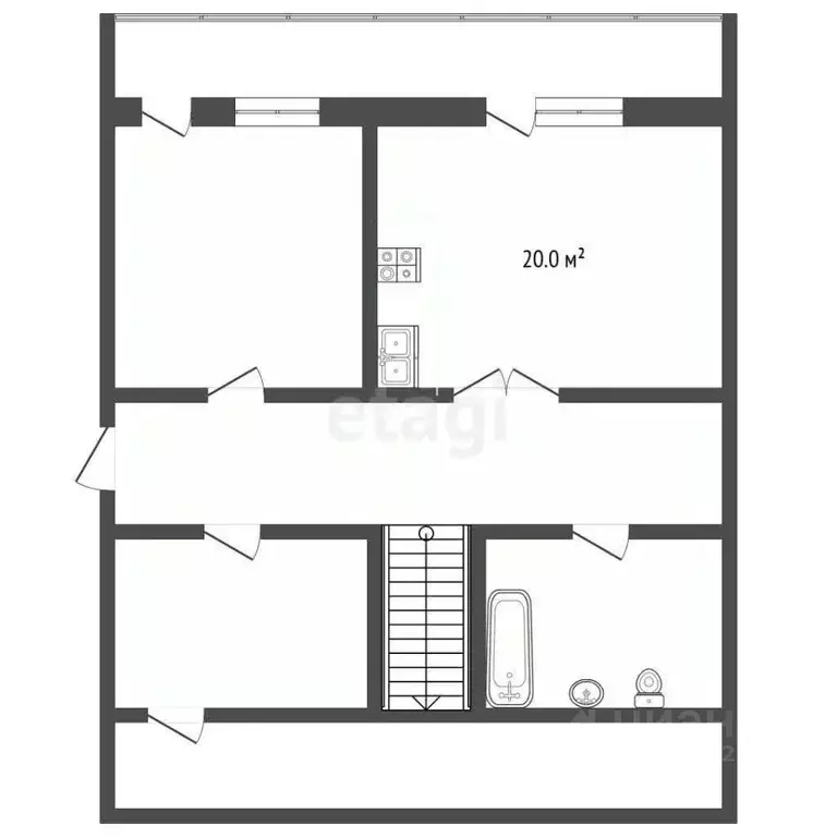 4-к кв. Владимирская область, Муром ул. Энгельса, 1В (120.0 м) - Фото 1