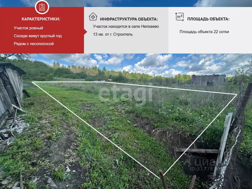 Участок в Белгородская область, Яковлевский муниципальный округ, ... - Фото 0