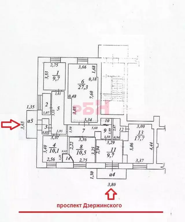 Торговая площадь в Свердловская область, Нижний Тагил просп. ... - Фото 2
