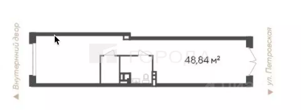 Офис в Новосибирская область, Новосибирск Кедровая ул., 79 (49 м) - Фото 2