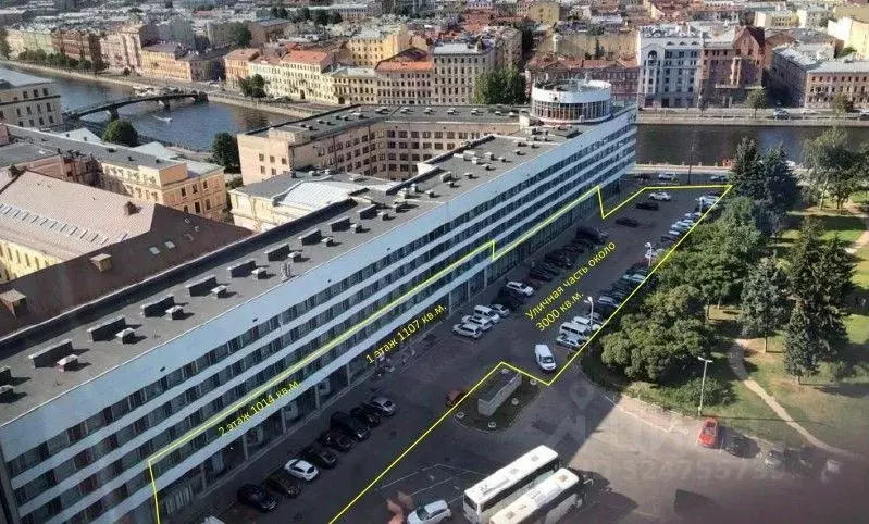 Помещение свободного назначения в Санкт-Петербург наб. Реки Фонтанки, ... - Фото 1