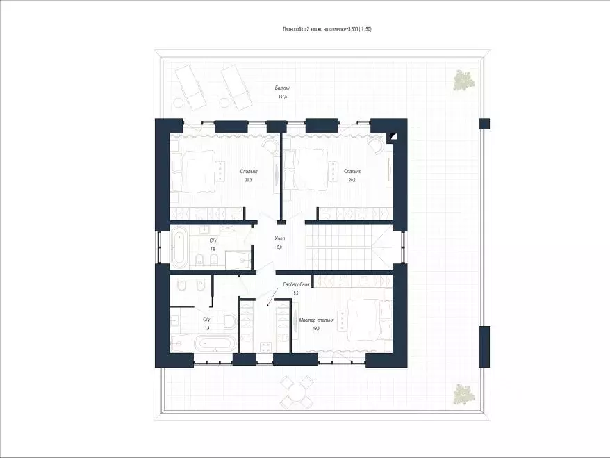 Дом в Московская область, Волоколамский муниципальный округ, Зиккурат ... - Фото 2