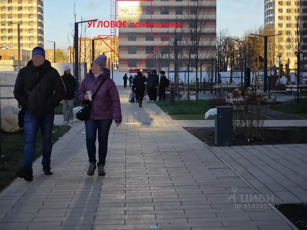 Торговая площадь в Московская область, Одинцово Одинцово-1 жилой ... - Фото 0