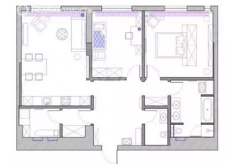 2-комнатная квартира: Казань, улица Братьев Батталовых, 20А (60.6 м) - Фото 1
