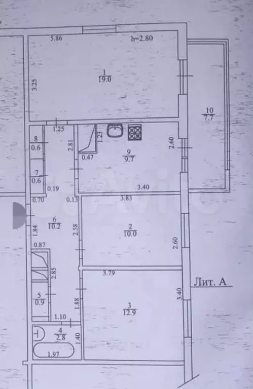 3-к. квартира, 74 м, 5/12 эт. - Фото 0