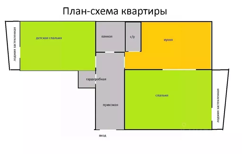2-к кв. Москва, Москва, Троицк ул. Нагорная, 5 (59.4 м) - Фото 1