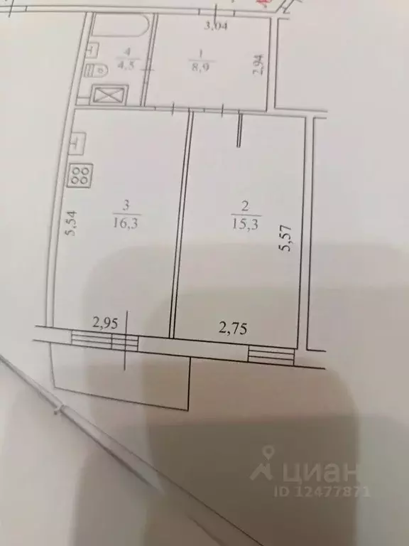 1-к кв. Ленинградская область, Сертолово Всеволожский район, Парковый ... - Фото 2