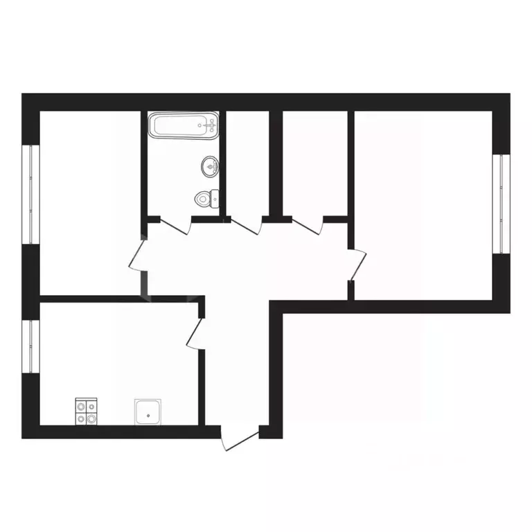 2-к кв. Тюменская область, Тюмень ул. Избышева, 6 (54.8 м) - Фото 2