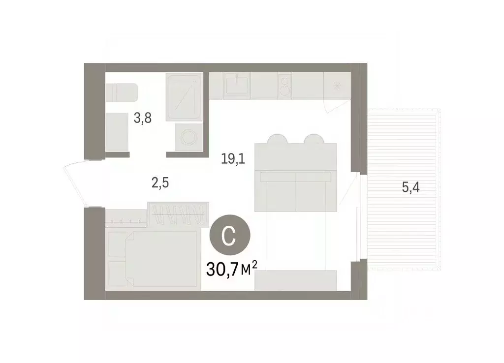 Студия Новосибирская область, Новосибирский район, Краснообск рп, 3-й ... - Фото 2