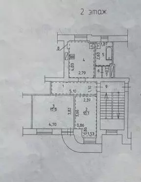 2-к. квартира, 56,6 м, 2/3 эт. - Фото 0