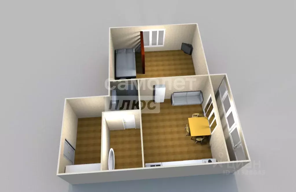 1-к кв. Татарстан, Зеленодольск ул. Ивана Заикина, 16А (46.9 м) - Фото 2