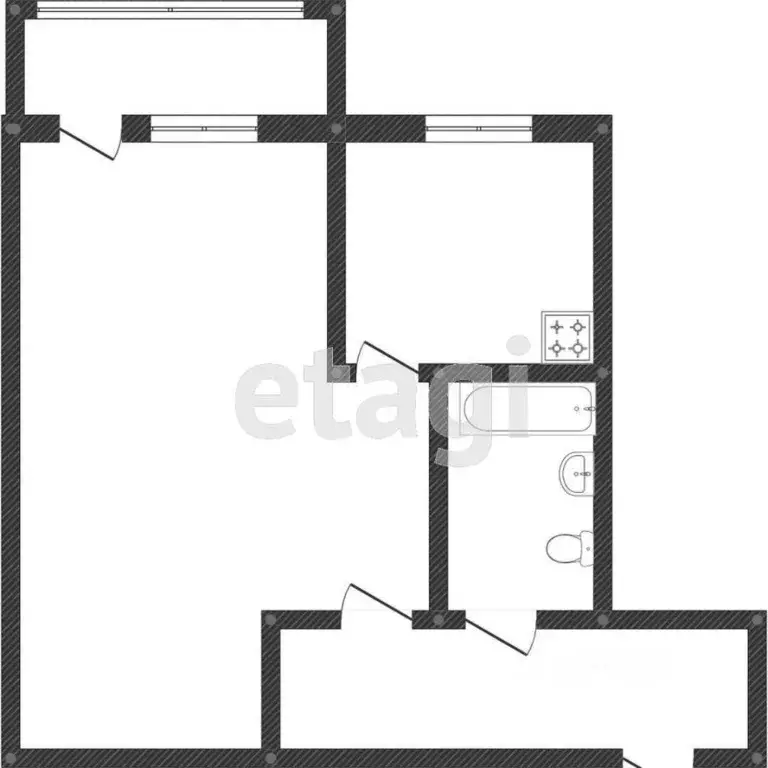 1-к кв. Свердловская область, Нижний Тагил ул. Октябрьской Революции, ... - Фото 2