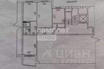 3-к кв. Челябинская область, Челябинск Комсомольский просп., 101А ... - Фото 2