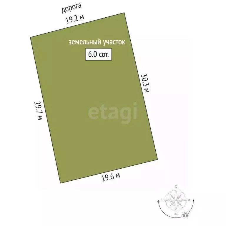 Участок в Ростовская область, Таганрог Дружба-1 ДНТ, аллея 1-я (6.0 ... - Фото 2