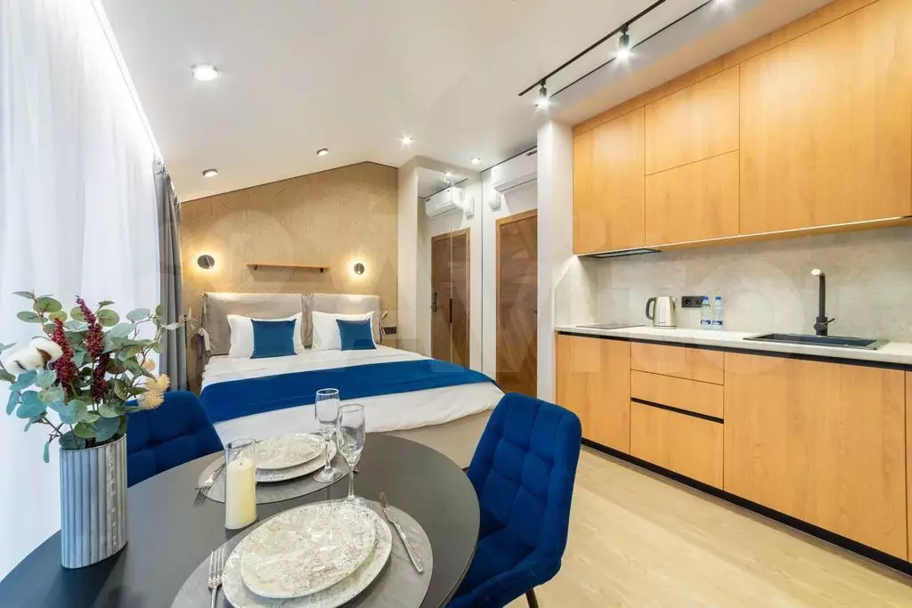Апартаменты-студия, 29 м, 3/4 эт. - Фото 1