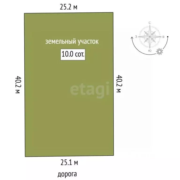 Участок в Тюменская область, Нижнетавдинский муниципальный округ, ... - Фото 2