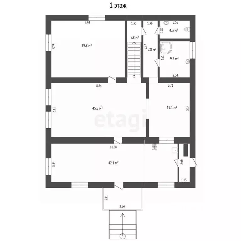 Дом в Кемеровская область, Новокузнецк Картасская ул., 32 (274 м) - Фото 2