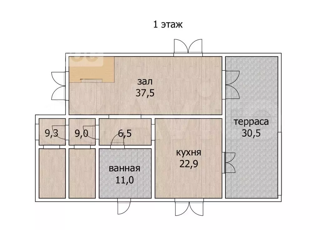 дом 222,4 м на участке 15 сот. - Фото 1