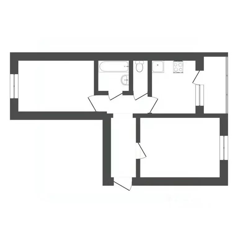 2-к кв. Тюменская область, Тюмень Уральская ул., 10 (49.7 м) - Фото 1