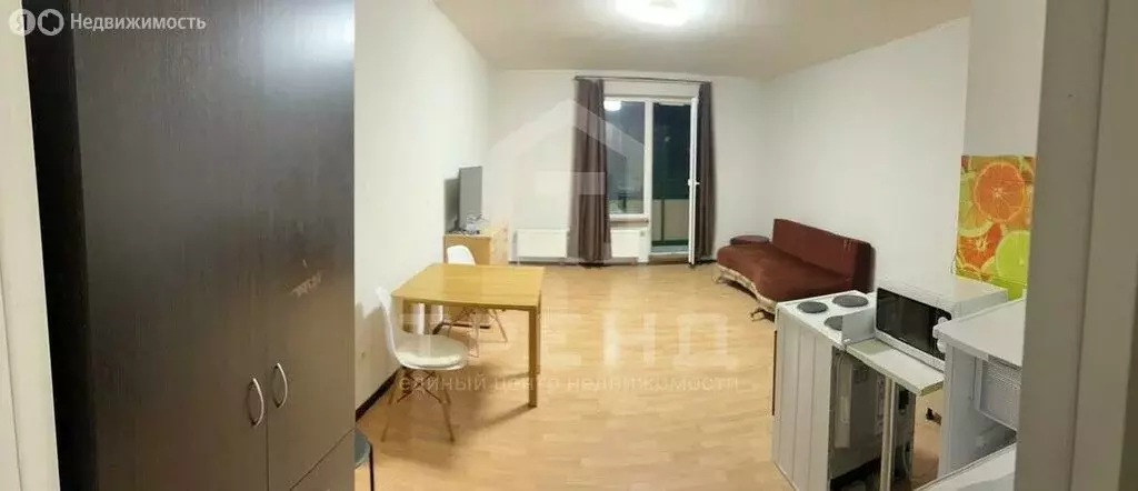 Квартира-студия: Мурино, улица Шувалова, 1 (31.6 м) - Фото 1