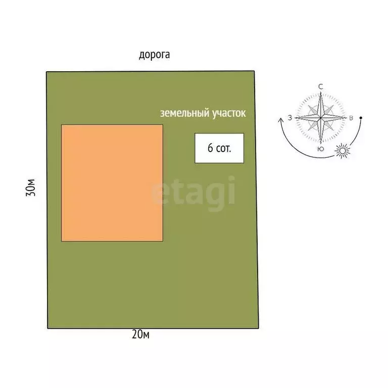 Дом в сельское поселение Подстепки, СНТ Росток-1, 6-я полоса (170 м) - Фото 1