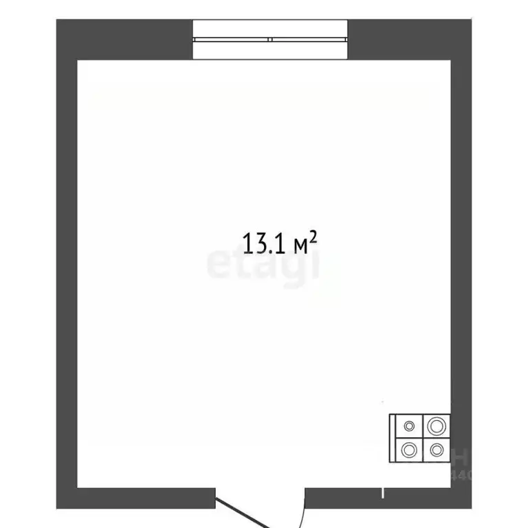 Комната Тюменская область, Тюмень ул. Республики, 218 (13.1 м) - Фото 2