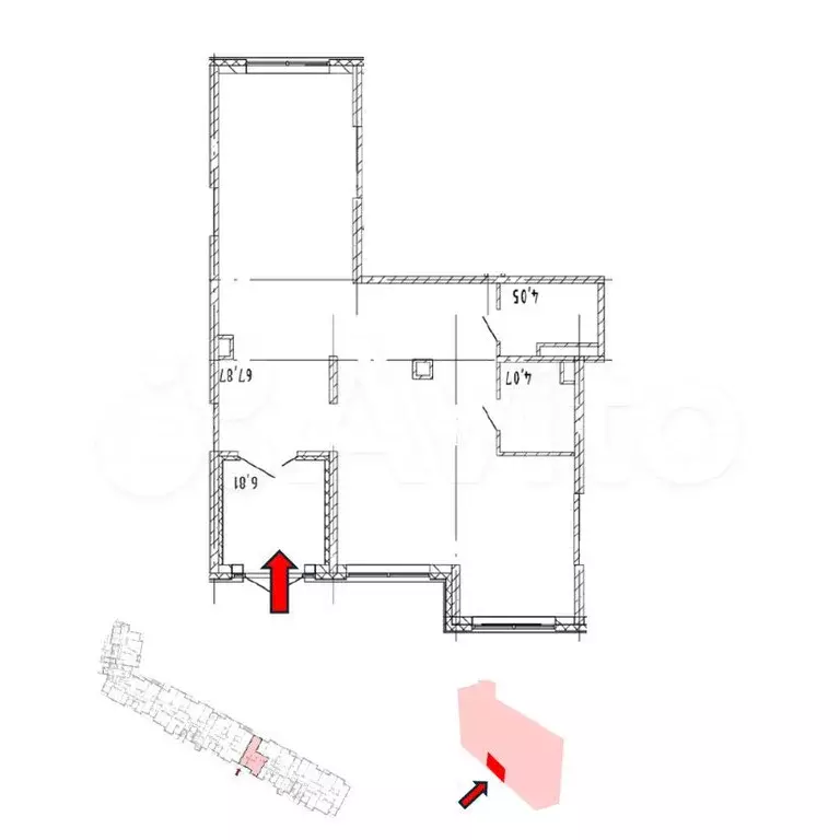 Помещение с арендатором, около Магнита, 82 м - Фото 0