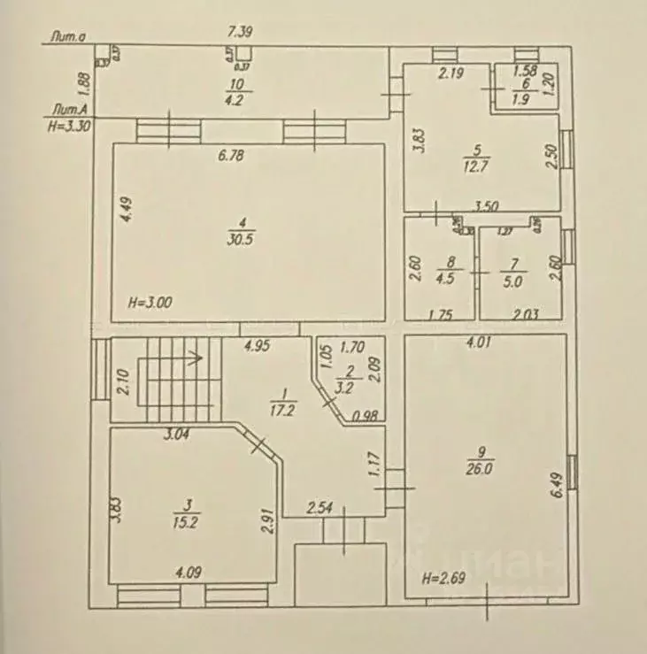 Дом в Татарстан, Высокогорский район, Семиозерское с/пос, с. Шигали ... - Фото 2