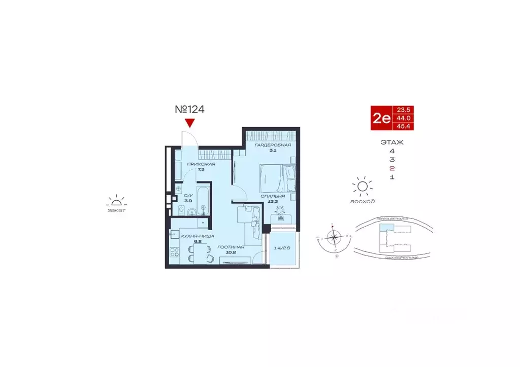 2-к кв. Пермский край, Пермский муниципальный округ, с. Култаево, ... - Фото 1