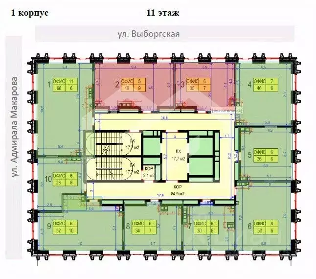 Помещение свободного назначения в Москва Выборгская ул., 18 (344 м) - Фото 2