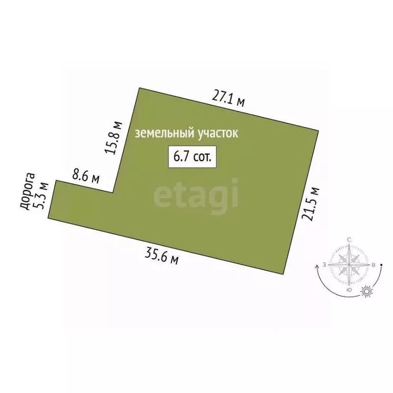 Участок в Ростовская область, Аксайский район, Верхнеподпольненское ... - Фото 1